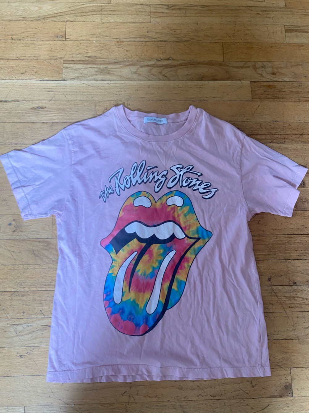 Daydreamer pink t shirt. Rolling Stones. Size small.